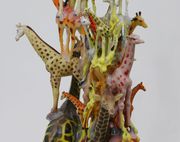 Middle part of the giraffe tower